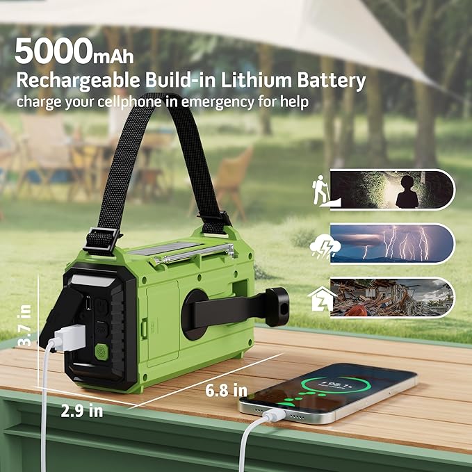 Emergency Radio, 5000 NOAA Weather Radio - Image 3