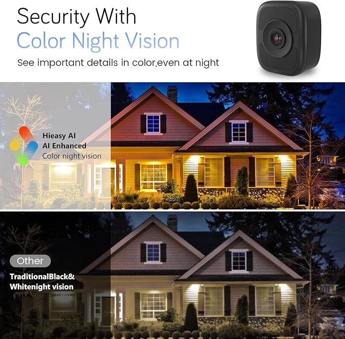 abetap 8MP 4K Window-Mounted Security Camera, Ultra-Clear Color Night Vision - Image 3