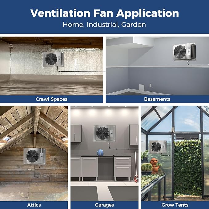 ALORAIR 780CFM Crawlspace Ventilation Fan - Image 5