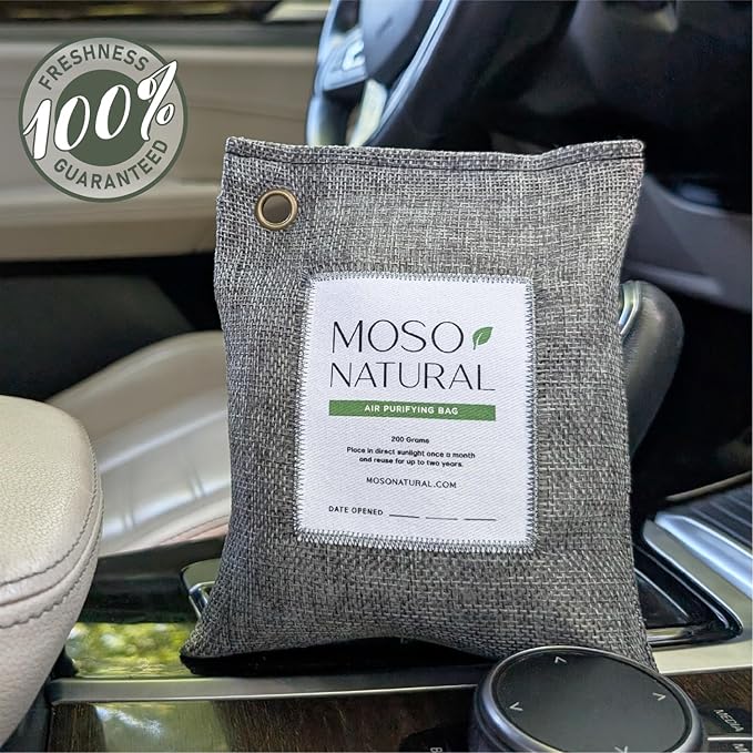 Moso Natural Air Purifying Bag 200g | HGTV Editor's Pick | Premium Bamboo - Image 3