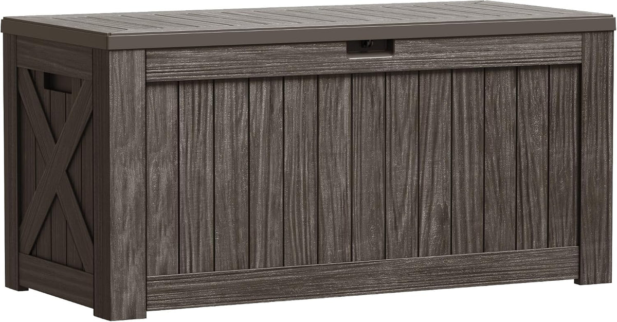 greesum outdoor storage box 120 gallon storage bin, main product view