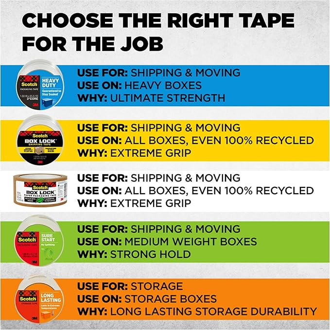 Scotch Heavy Duty Packing Tape - Image 10