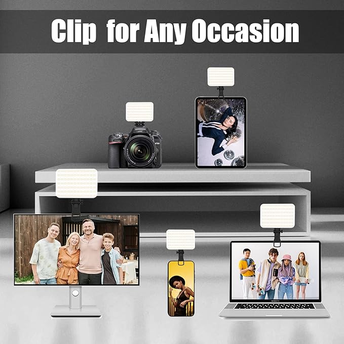 Selfie Light - BANSINE USB-Rechargeable LED Phone Light - Portable Photo Light - Image 8