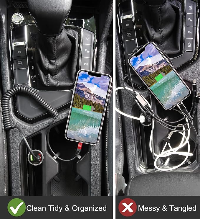 Coiled Lightning Cable, iPhone Charger Cable 3FT/6FT - Image 5