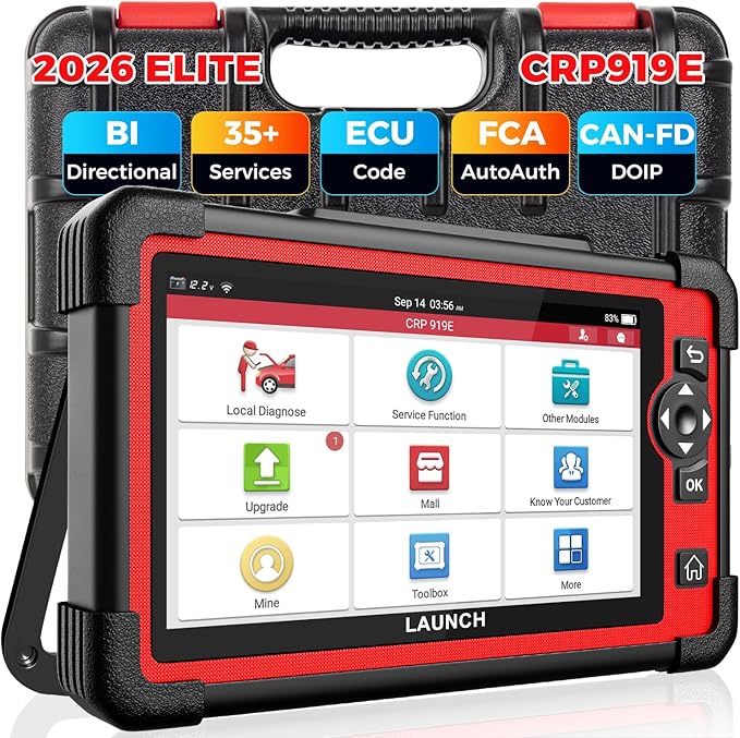 LAUNCH X431 CRP919E OBD2 Scanner, 2026 Bidirectional Scan Tool as CRP919EBT by LAUNCH