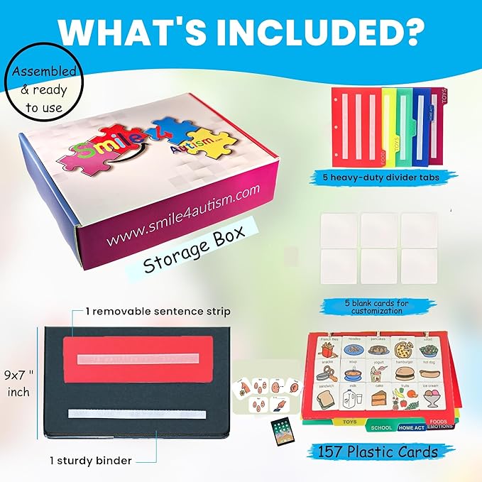 Visual Communication Book, 162 ASD Photo Picture Cards: Autism Language - Image 3