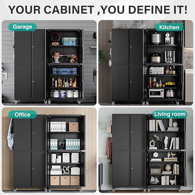 SISESOL Metal Storage Cabinet - Image 4