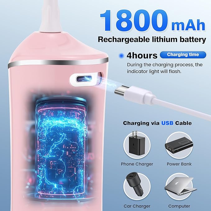 ZUAMEGURechargeable Water Flosser - Image 3