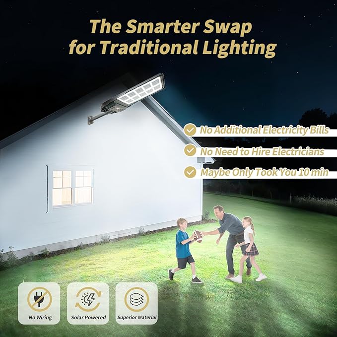 Locontifni 3000W Solar Street Light Outdoor - Image 2