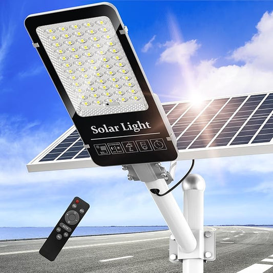 OKPRO 10000W Solar Street Light, Super Bright LED Beads Solar Lights Outdoor by OKPRO