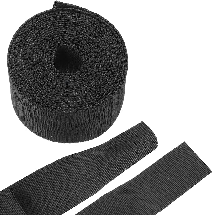 MECCANIXITY Braided Cable Sleeves Heat Shrinkable Fabric Sleeving, 1 1/4" 10ft by MECCANIXITY