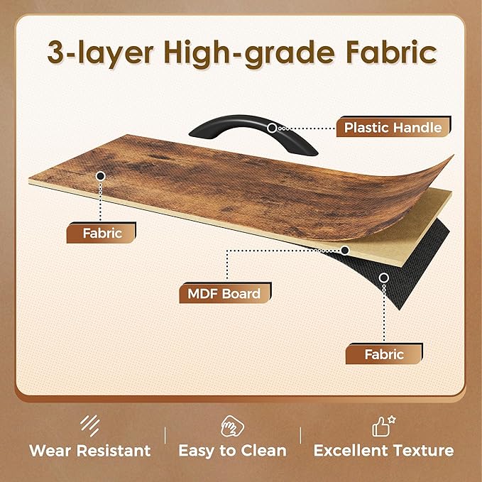 Huuger 63 Inch TV Stand for 65, 70 Inch TV, 11 Drawer Long Dresser - Image 9