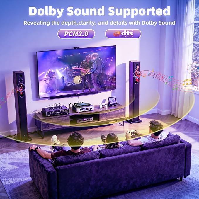 ALYYDBG 8k@60Hz HDMI 2.1 Switch 5 in 1 Out Supports 4K@120Hz HDR10+ HDCP 2.3 VRR - Image 5