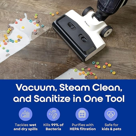 BRAWNIX Wet Dry Vacuum and Mop for Hard Floors | Digital Display | Great for - Image 2