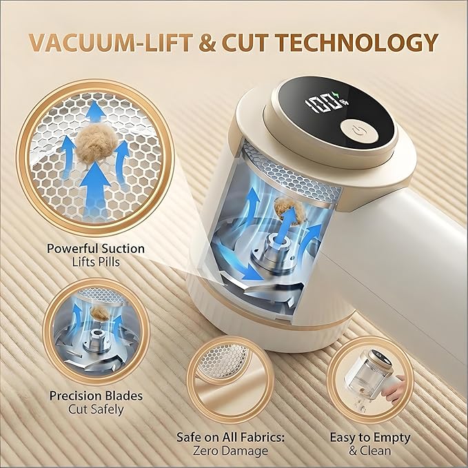 Rechargeable Fabric Shaver for Clothing - Image 2