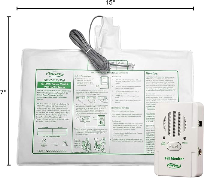 Smart Caregiver Fall Prevention Monitor and Weight Sensing Chair Pad - Image 8