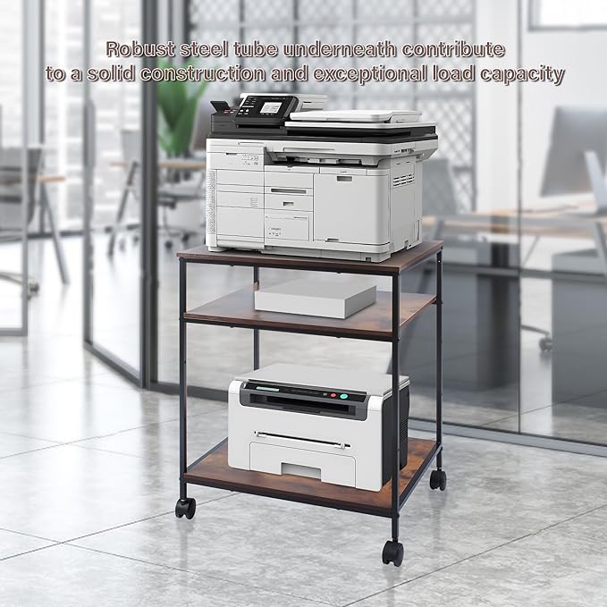 EMERIT 3-Tier Printer Stand for Laser/Inkjet/All-in-One - Image 6