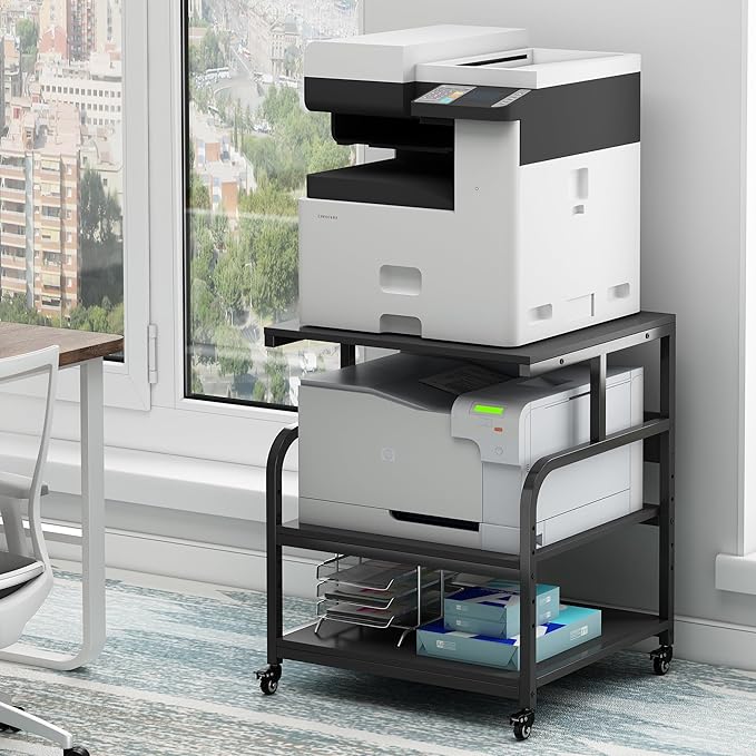 Fannova 25.6" x 23.6" Extra Large Printer Stand Table by Fannova