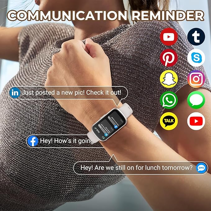 TIFOZEN Health Fitness Tracker Smart Watch - Image 6