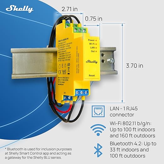 Shelly Pro RGBWW PM | Wi-Fi & LAN Smart Remote Control - Image 3