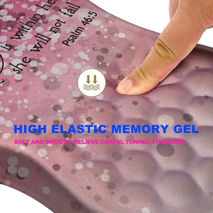 KUOSGM Mouse Pad Wrist Support, Ergonomic Mouse Pad - Image 3