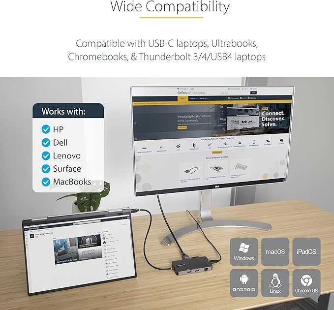 StarTech.com 8-in-1 Mini Docking Station - Image 6