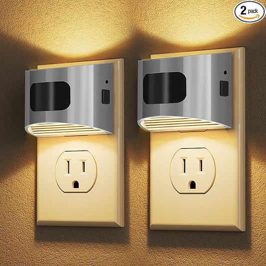 DORESshop LED Night Light, 3 Mode Plug in Night Light by DORESshop