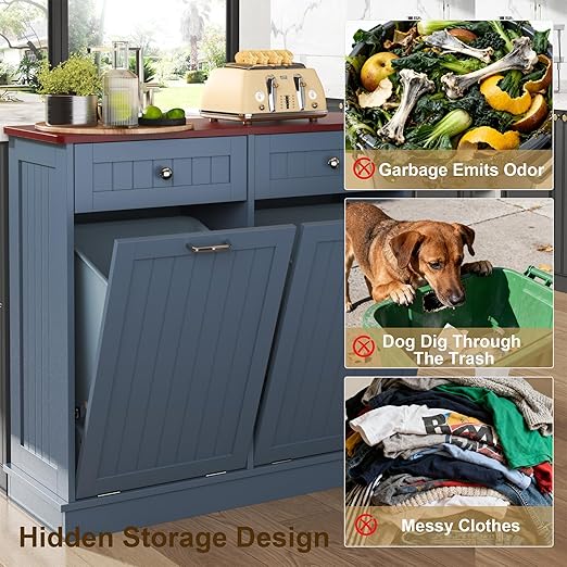 Tilt Out Trash Can Cabinet - Image 5