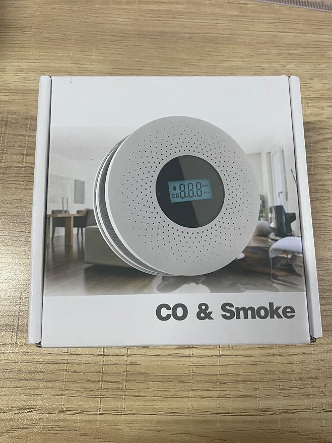 Yfwsrecinoe Upgraded Version Smoke Carbon Monoxide Alarm Detector, - Image 2