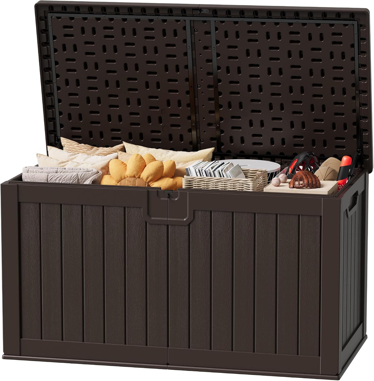 jummico hdpe 250 gallon deck box double-wall with, main product view