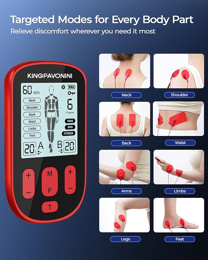 KingPavonini 3-in-1 TENS Unit Muscle Stimulator - Image 3