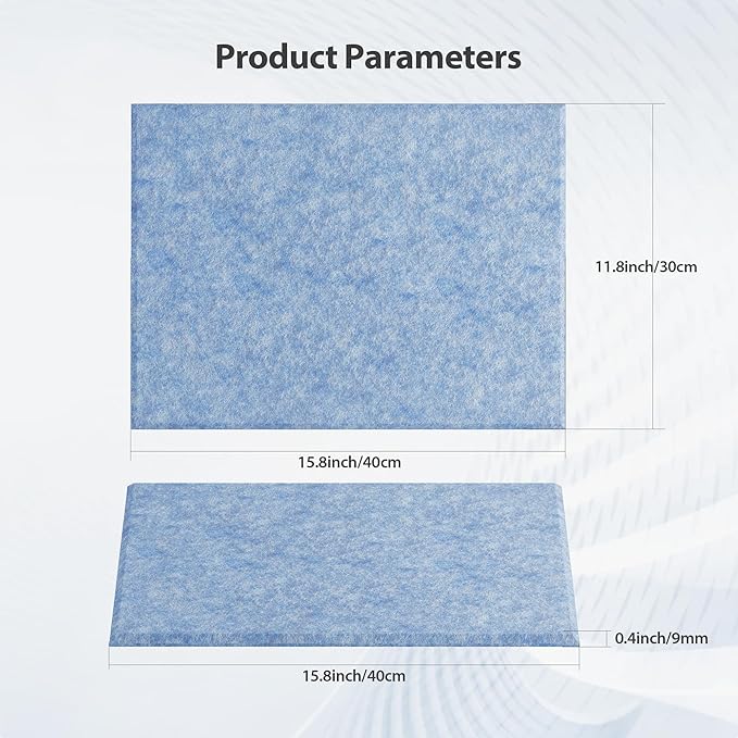 Amantech 12 Pack Acoustic Panels Self Adhesive Sound Proof Foam, High Density - Image 6