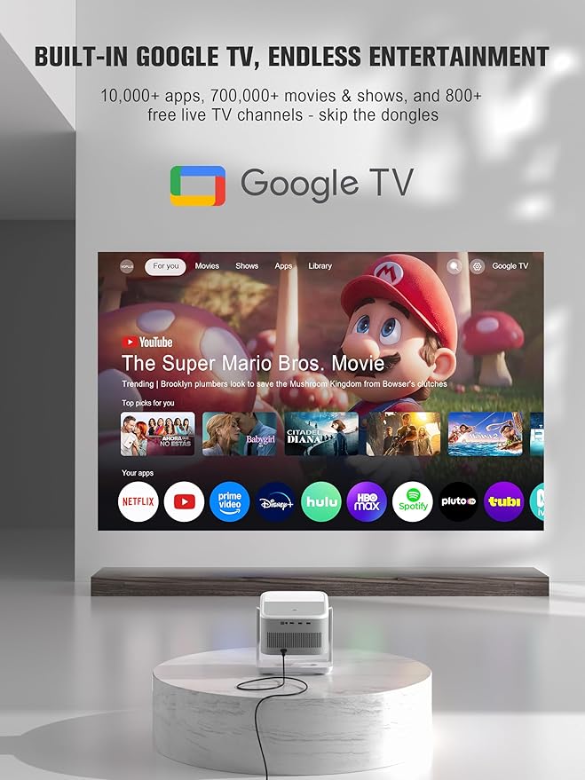 【Official Licensed Google TV】4K Smart Projector - Image 2