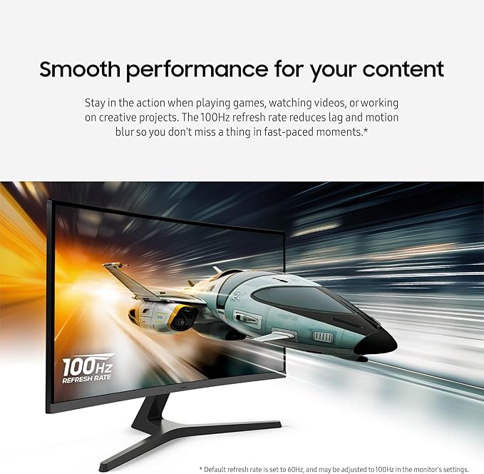Samsung 32-inch S3 FHD 100Hz Curved Monitor, Game Mode, Eye Saver Mode - Image 5