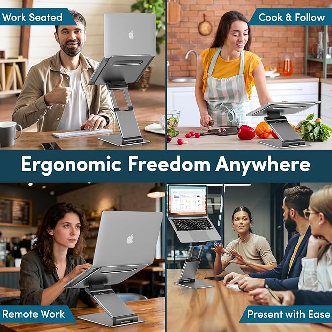 Lifelong Ergonomic Adjustable Laptop Stand - Image 8