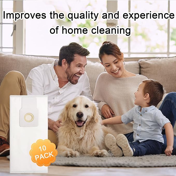 10 Pack 53294 Style O HEPA Cloth Vacuum Bags Fit - Image 7