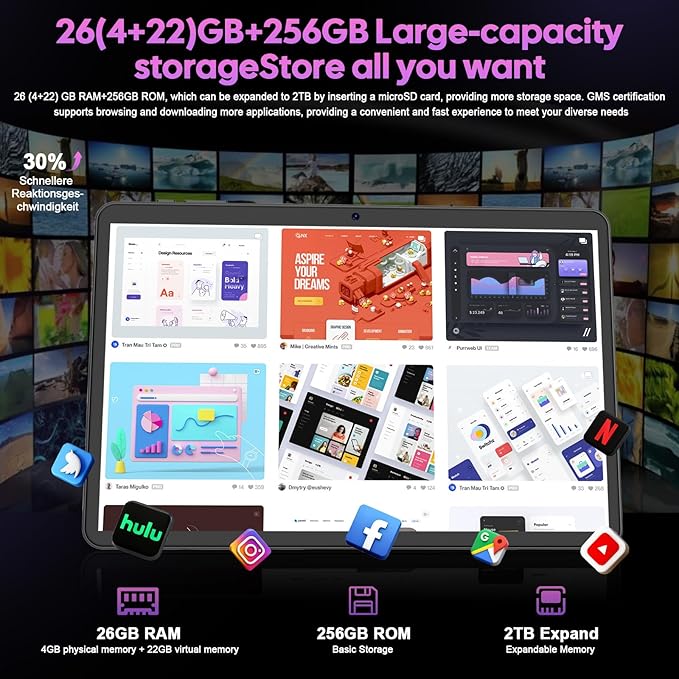VisuPad 2026 Android 15 Tablet - Image 3