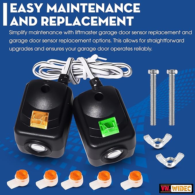 Upgraded 2X 820CB for Liftmaster Garage Door Sensor Replacement 41A5034 - Image 9