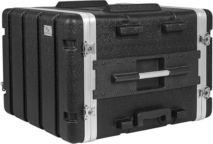 Sound Town Lightweight 8U PA DJ Rack/Road Case - Image 8