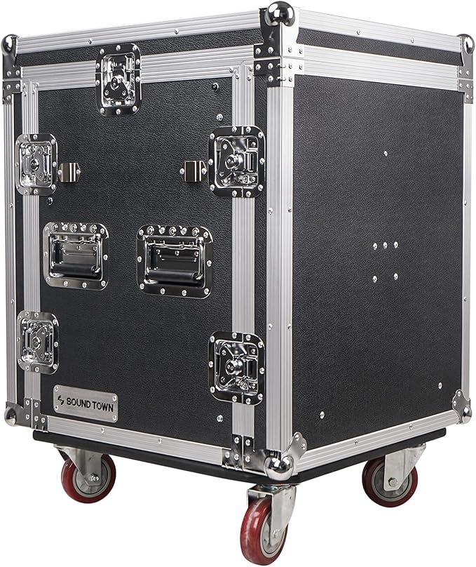 Sound Town High-Quality 1/2” 12U PA DJ Pro Audio Rack/Road ATA Case - Image 4