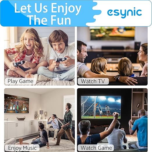 eSynic Portable Optical to RCA Adapter-7 FT Long-Built-in DAC Chip-Easy to - Image 6