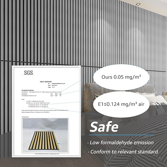 Art3d 2 Wood Slat Acoustic Panels - Image 4