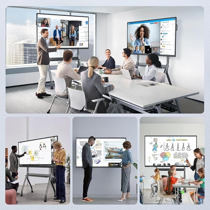 55" Smart Board, Interactive Whiteboard, 4K UHD Touchscreen, Android 13 - Image 2