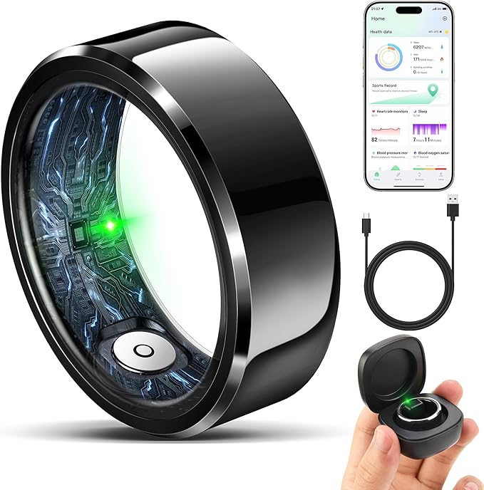 RIFESI Smart Ring for Women Men, Fashion Minimalist Fitness Ring & Sleep by Unknown