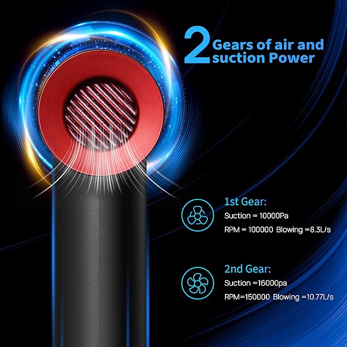 PocketDuster 2-in-1 Compressed Air Duster and Mini Vacuum Cleaner - Image 8