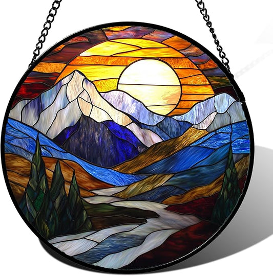 AMDERVEN Stained Glass Window Hanging by amderven