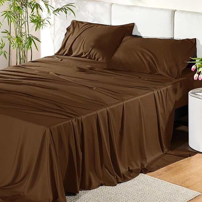 Bedsure California King Sheet Sets, Cooling Sheets by BEDSURE