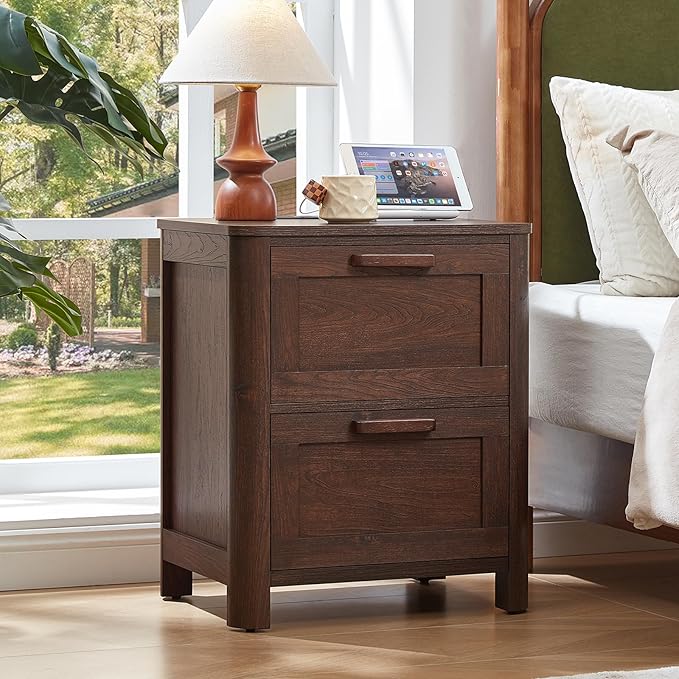 Joaxswe Farmhouse Nightstand Set of 2 - Image 2