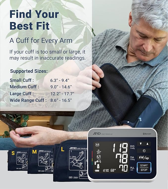 A&D Medical Precision Check Pro Blood Pressure Monitor - Image 7