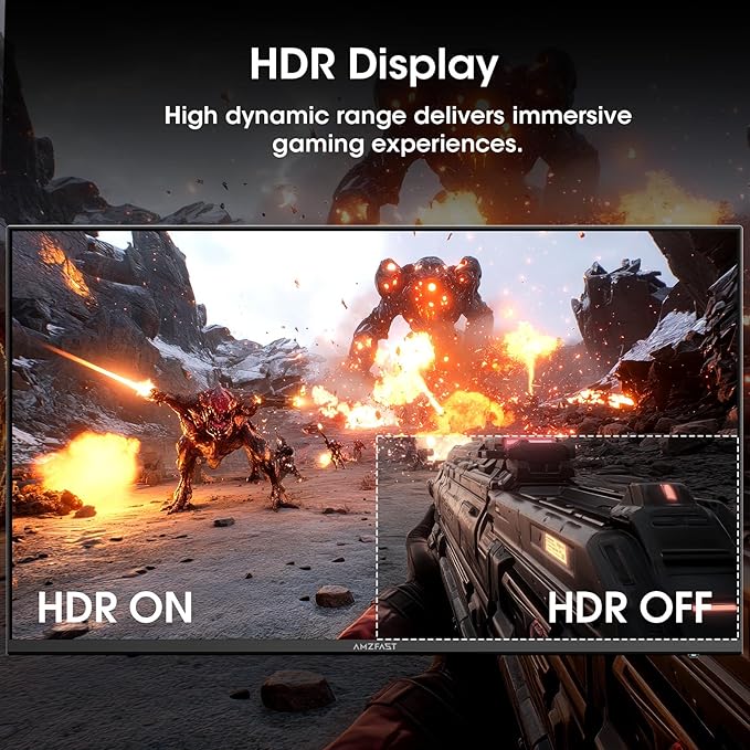 Amzfast 24 Inch Gaming Monitor 200Hz FHD 1080p Fast IPS Computer Monitor - Image 6